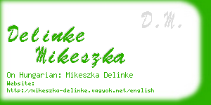 delinke mikeszka business card